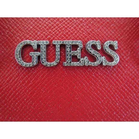 Guess SE801676 Women's Red Karlan Mini Crossbody Bag Purse Satchel - Picture 9 of 13